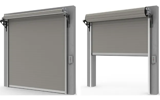 Portes de garage à enroulement